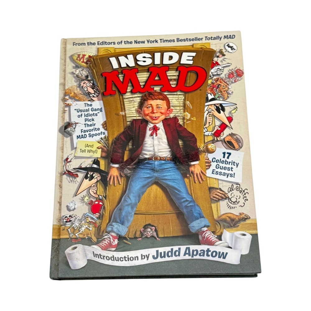MAD Inside MAD Hardcover Book 2013 Humor Celebrity Essays Alfred E. Neuman
